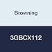 Browning 3GBCX112 Banded V-Belt, CX Section, Rubber Compound, 112" Length, 3" Width, 3 Bands