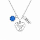 Personalized Birthstone Necklace