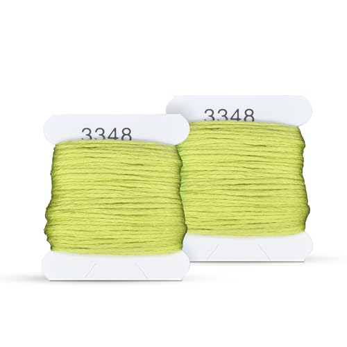 Image of Embroidery Floss Kit and Refills - Cotton Threads - DMC Color Coding for Cross Stitch, String Crafts, Friendship Bracelets