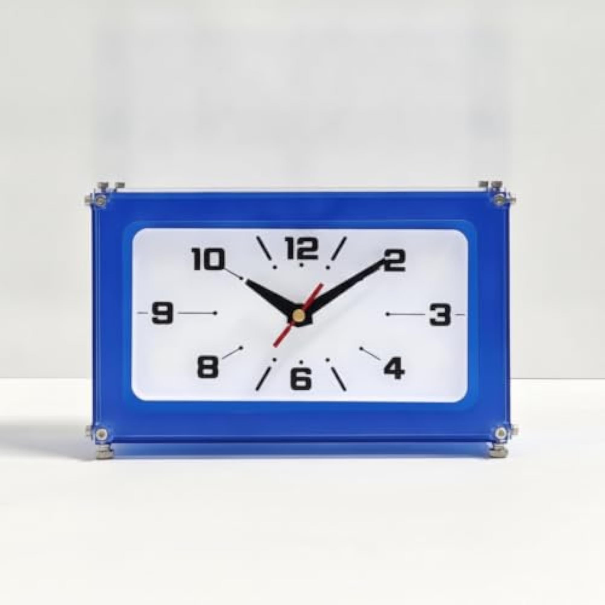 Rectangular Precision Desk Clock with Arabic Numerals