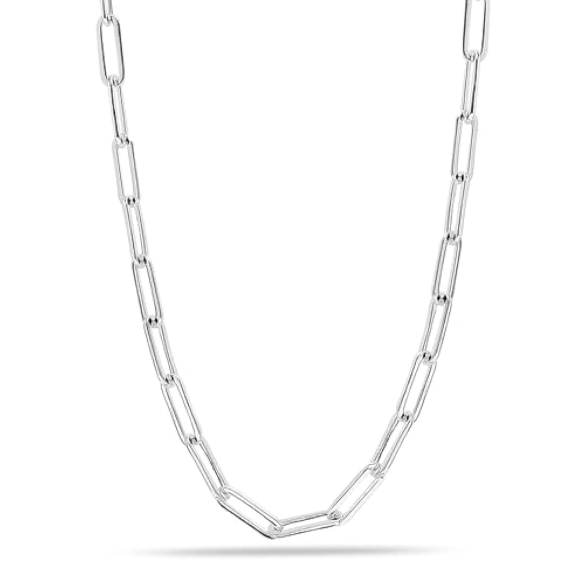 Women's 925 Sterling Silver Italian Link Necklace