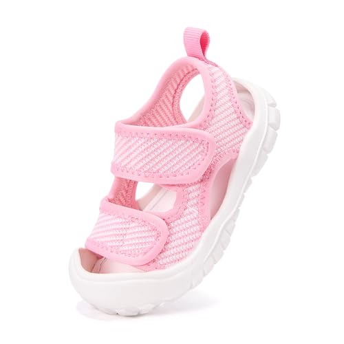 Image of BMCiTYBM Baby Boy Girl Closed Toe Summer Toddler Sandals Lightweight Shoes Infant Non-Slip First Walking Sneakers 6 9 12 18 24 Months 2-3 Years