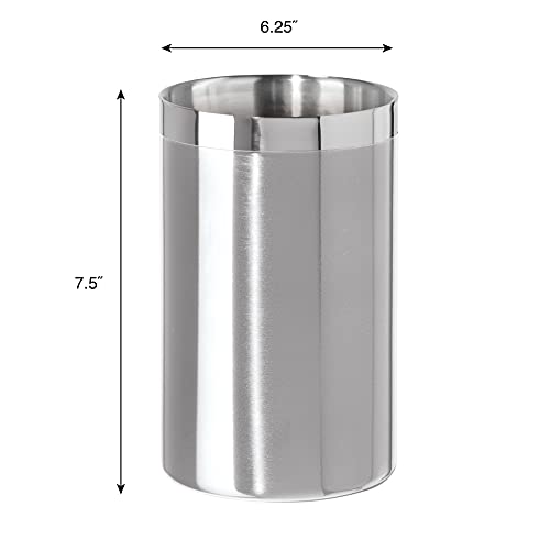 OGGI Stainless Steel Double Wall Wine Cooler - Insulated Tabletop Wine Chiller for White Wine & Champagne, Fits Most Standard Sized Bottles by Oggi - Image 5