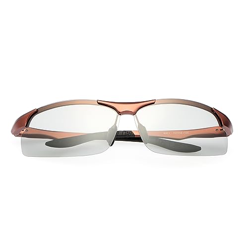 YIMI Polarized Photochromic Sunglasses for Men Women Outdoor Sports Driving Anti Glare UV400 Protection z87 Safety Glasses