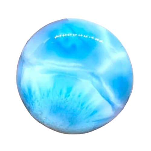 Pierre de larimar pour pendentif et collier artisanal élégant d'exception