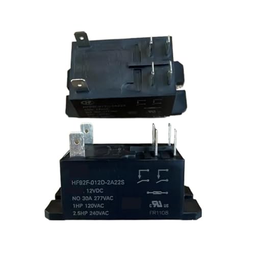 Relais 12V HF92F 012D-2A22S 30A 277VAC composant haute puissance x2