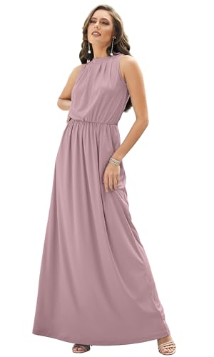 KOH KOH 2025 Sexy Sleeveless Summer Formal Flowy Casual Gown