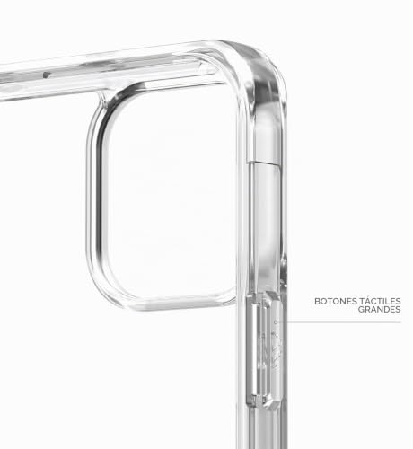 Funda iPhone 16 Pro Max UAG transparente que evita arañazos gracias al borde elevado 6