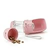 Argo's Pack 2-in-1 Dog Water Bottle & Food Container: Foldable Bowl, Leak-Proof & Portable. Durable Travel Gear for Dogs & Cats. Essential for Walking & Hiking. Perfect for Active Pet Owners. (Pink) #3