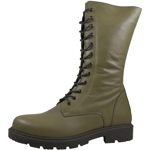 Andrea Conti Damen Stiefelette Schnürstiefel moderne Farben lässig Trend 0022823, Größe:38 EU, Farbe:Mehrfarbig