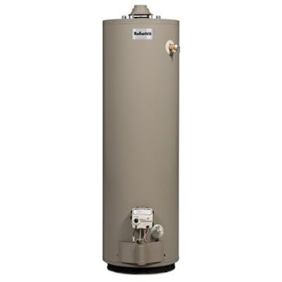 Reliance 6-50-NBRT 400 Tall 40000 BTU Natural Gas Water Heater with 15" Installation, 50 gallon