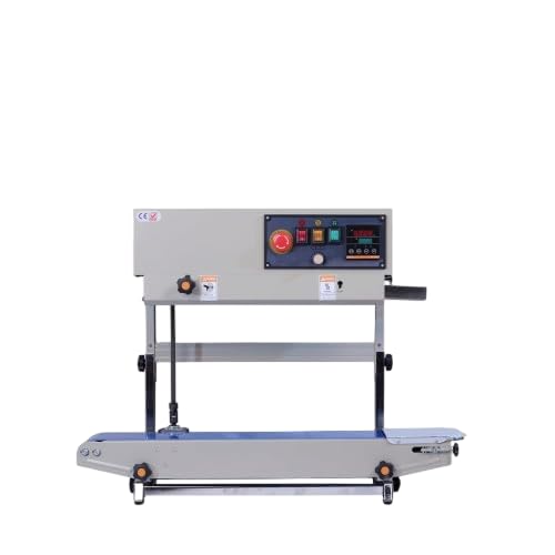 Continuous Sealing Machine Automatic Vertical Continuous Plastic Bag Band Sealing Sealer Machine Temperature Control, Bag Sealer Machine