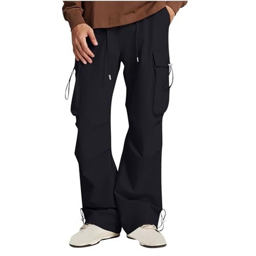 Men's Baggy Cargo Pants Trendy Casual Parachute Pants Oversized Loose Fit Casual Joggers Y2K Pant with Pockets2