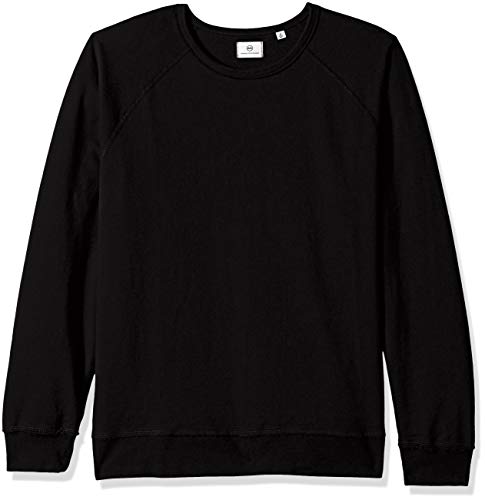 AG Adriano Goldschmied Men's siris Crew, True Black, S