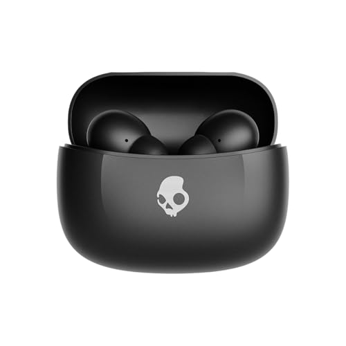 Image of Skullcandy Uproar Wireless Earbuds, 46Hr Battery + Rapid Charge, Quad Mic ENC, Multipoint Pairing, 10mm Drivers, Sweat & Water Resistant, Bluetooth v5.4 - Black Matte