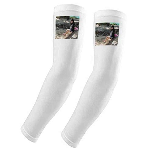 Mangas de los brazos para playa y paseos con guante de protección UV Ellie Yao