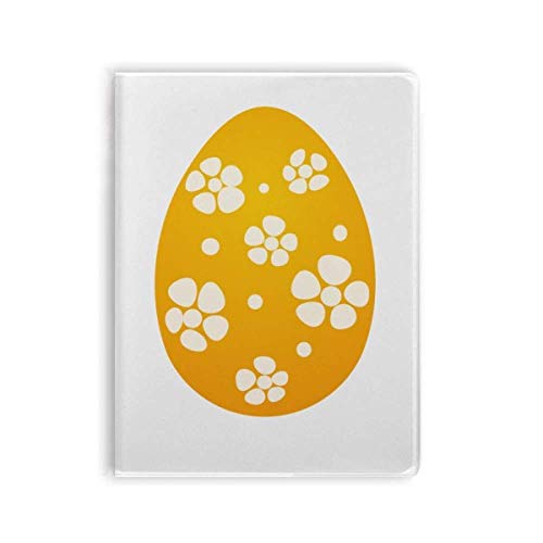 Journal intime motif œufs jaunes carnet écriture intime couverture souple feuilles lignées