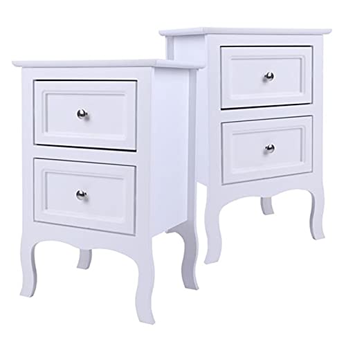 Table de chevet scandinave blanche pour optimiser le rangement des studios - 7