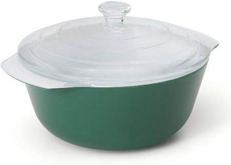 Creo SmartGlass Bali Covered Casserole Dish, Dark Green