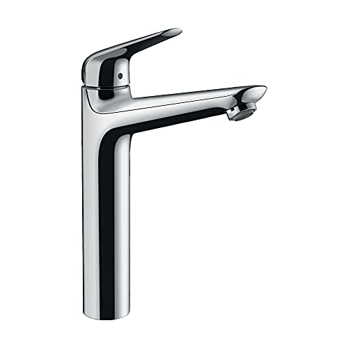 hansgrohe Focus N Modern Low Flow Water Saving 1-Handle 1 12-inch Tall Bathroom Sink Faucet in Chrome, 71124001