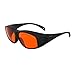 MCWlaser Professional Laser Safety Glasses OD7+ 190-540nm Protective Goggles CE for UV Lamp Ultraviolet/Blue/Green Laser 222nm 248nm 355nm 375nm 405nm 450nm 455nm 473nm 532nm Absorption Type Style 9