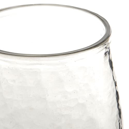 Set de 4 vasos cortos texturizados miniatura 3