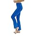 Private Island Women UPF50+ Bootcut Long Leggings Pants Pocket Swim Swimsuit Rash Guard Bathing Bottom (3XL, Blue-RMLBC)