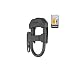 Hiplok DXF Sold Secure Gold U Lock and Frame Bracket, Black, Locking Area: 15cm X 8.5cm
