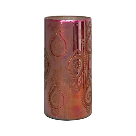 Creative Co-Op Etched Mercury Glass Vase Cover