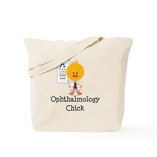 CafePress Ophthalmology Ophthalmologist Chick Tote Bag Natural Canvas Tote Bag, Reusable Shopping Ba