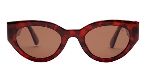 I-SEA Women's Sunglasses - Ashbury Sky (Havana Tort/Brown) Polarized Lens