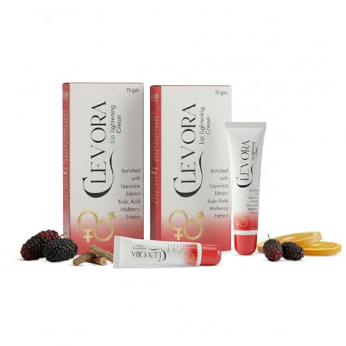 Lip Lightening Cream for Dark Lips | Brightening & Hydrating Lip Cream | With Liquorice Extract, Kojic Acid & Mulberry Extract | Unisex Lip Care (15 gm) (Pack Of 2)