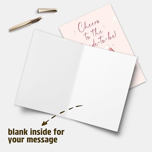 Image of Sweet Bridal Shower Card for Bride to Be, Funny Wedding Congratulations Card, Bachelorette Gifts, Cute Greeting Card for Friends Women Her
