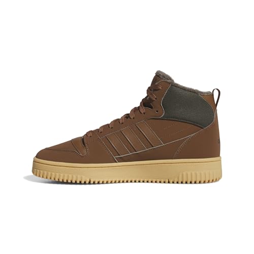 Adidas Unisex-Adult Break Start Mid Top Winterized, Preloved Brown/Shadow Olive/Gum, 9