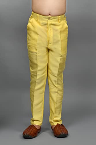 AHHAAAA Kids Ethnic Silk Blend Sequin Print Indo-Western Sherwani Set For Boys