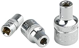 KAIFNT K301 Square Drive Magnetic Bit Holder Socket Adapters, 3-Piece