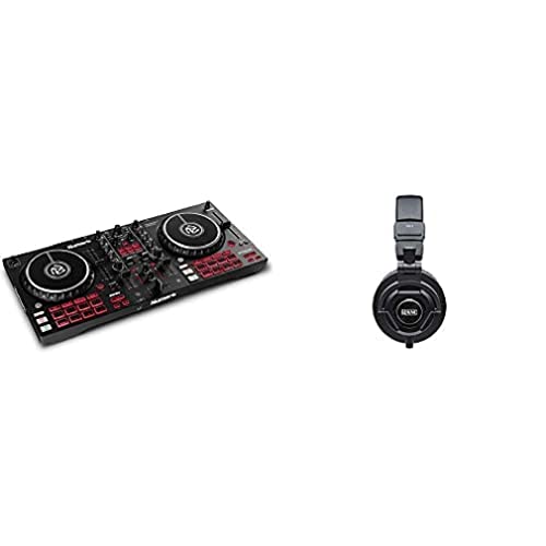Sistema serato dj completo per principianti – dj controller per serato dj lite (incluso) con 2 deck di controllo, interfaccia audio a 24 bit integrata e connettività USB plug-and-play con mac e PC