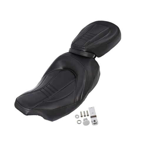 Asiento de pasajero para dos conductores Touring Road King con acolchado ergonómico antifatiga