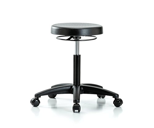 Image of Perch Work Stool, Rolling, Medium Bench Height 20 inch-28 inch