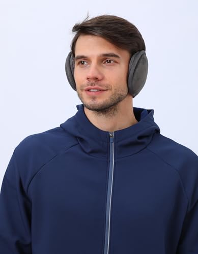 Unning Winter Ohrenwärmer Herren Damen Ohrenschützer Plüsch Faltbar Verstellbar Ohrenschutz Weich Earmuffs for Men
