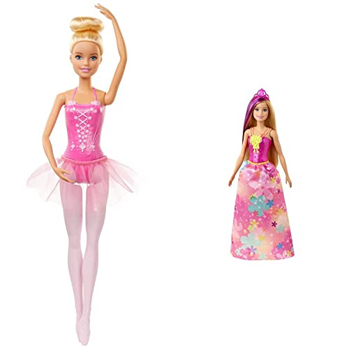 Barbie GJK13 Dreamtopia Princess Doll & Ballerina Bambola Bionda...
