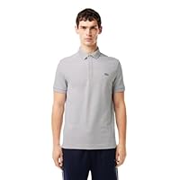 Lacoste Men's Paris Stretch Polo, Silver Chine, X-Large