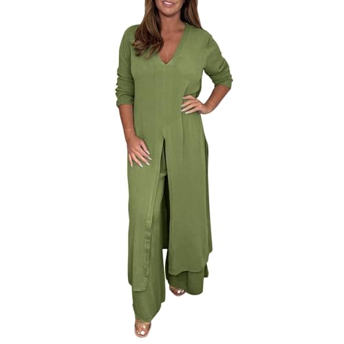 Traje casual de dos piezas para mujer ideal para reuniones de negocios y cenas de primavera