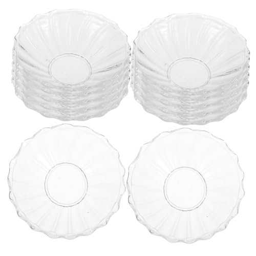 iplusmile Protezione Antigoccia per Candele 12 Pezzi Vassoio Rotondo Portacandele in Metallo Base Decorativa per Casa, Ristorante e Hotel per Prevenire Gocce di Cera e Proteggere Tavoli