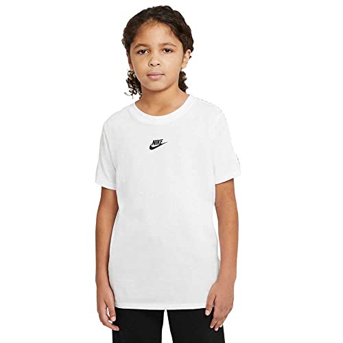 Nike B NSW Repeat Tee SS T-Shirt Garçon Finitions Premium en Maille