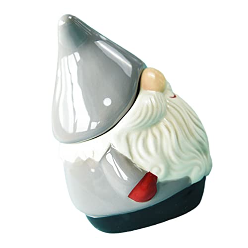 BESTonZON Christmas Zuckerdose, Keramik-Zwerg-Keksdose, Keramik...