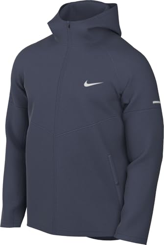 Nike Miler Repel DD4746-438 Veste de course pour homme, bleu/argenté réfléchissant Taille L