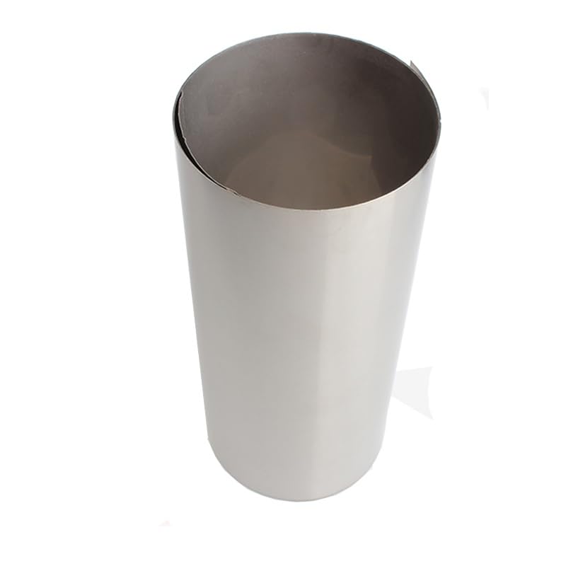 JNMING Ti-Folie, Titanstreifen, 0,1 mm, 0,5 mm, dünnes Blech, korrosionsbeständiges Titan, Bearbeitung in der Luft- und Raumfahrt(300mm 0.1mmx200mm