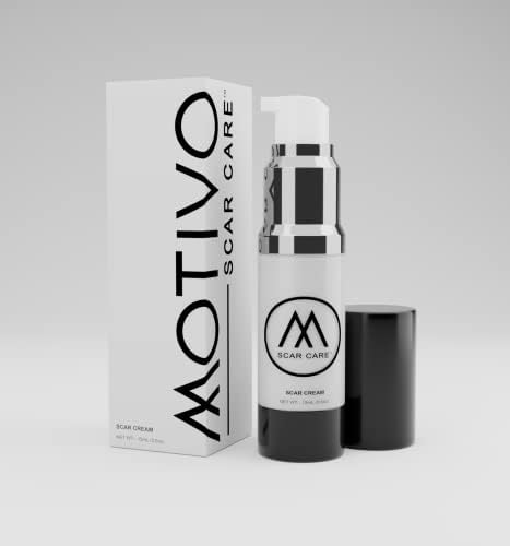 Motivo Scar Care Silicone Scar Cream - 15ml I Scar Cream for Surgical Scars, Trauma, C Section Recovery, Tummy Tuck, Burns and Acne Scars, Smoothing Scar Gel, Scar Removal Cream for Old Scars & Recent