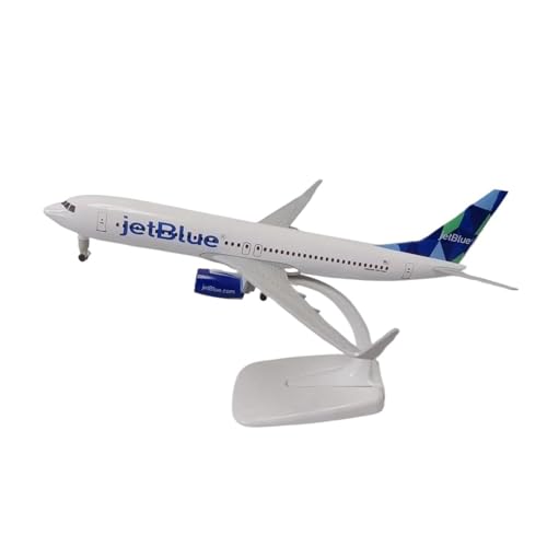 Avion en métal moulé sous pression JetBlue Airlines Boeing 737 maquette B737 20 cm